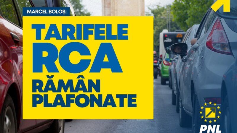 Tarifele RCA rămân plafonate!