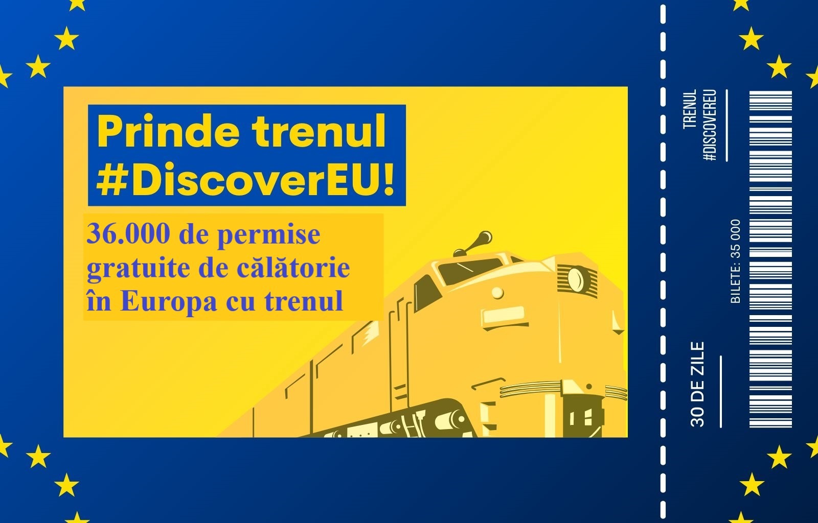 36.000 de tineri cu vârsta de 18 ani vor călători gratuit în Europa!