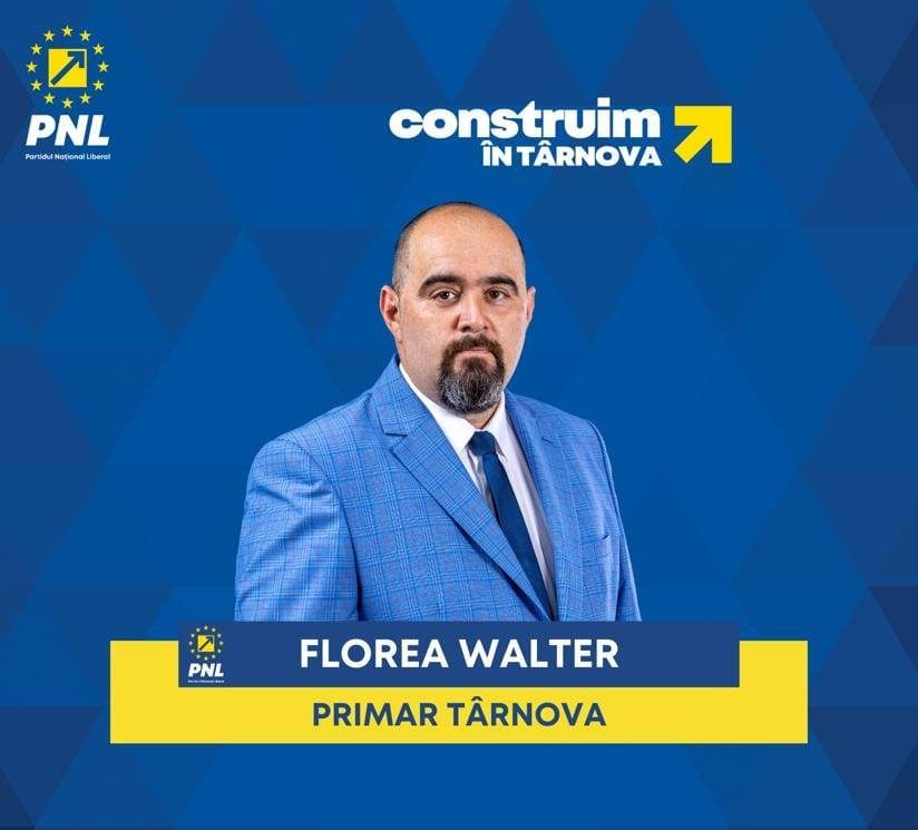 Florea Walter: „Vom aduce Târnova in secolul XXI, iar pentru asta vă cer sprijinul.  Aveți încredere în mine și în echipa LIBERALĂ. Nu o să vă dezamăgim!”