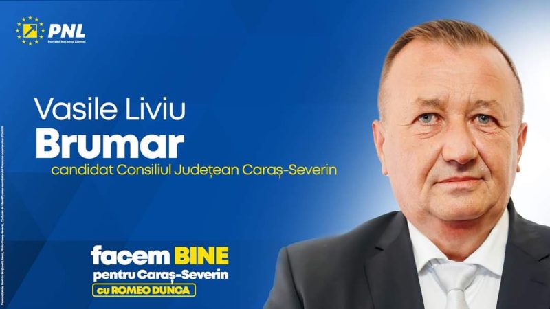 Liviu Brumar, candidatul PNL, la funcția de consilier județean este OMUL faptelor