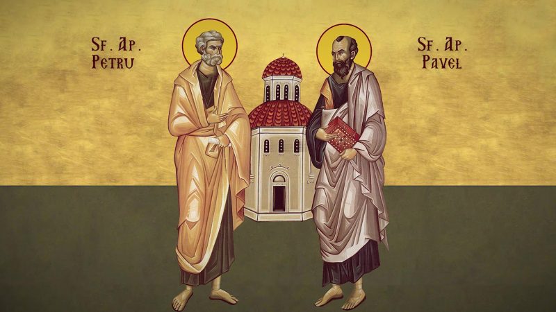 Biserica Ortodoxă prăznuiește pe 29 iunie pe Sfinții Apostoli Petru și Pavel
