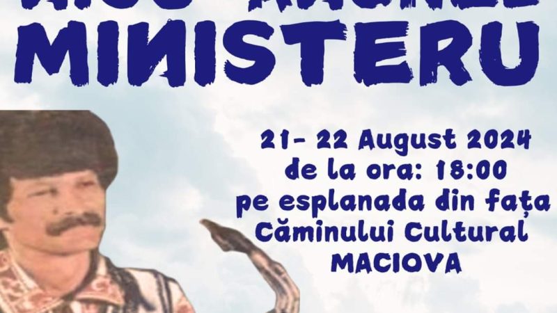 Festival-Concurs „Nicu Anghel Ministeru” – Ediția I- 21 – 22 august 2024