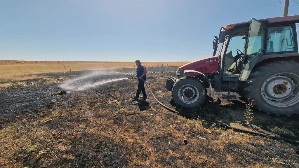 Alertă! Măsuri de apărare împotriva incendiilor pe timpul campaniei de recoltare a cerealelor păioase