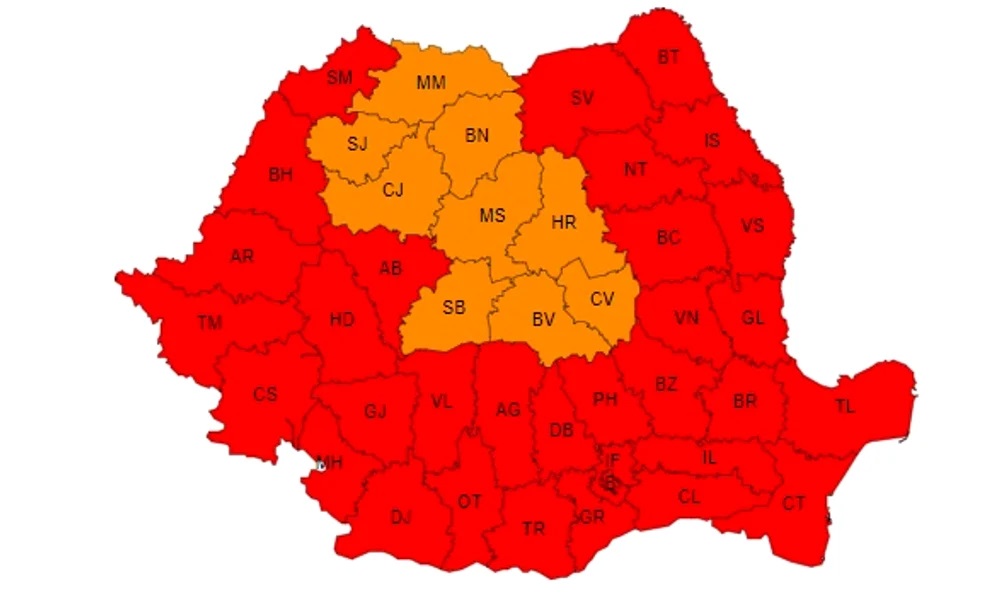 Caraș-Severinul este sub cod ROȘU de caniculă!