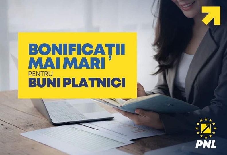 Deputatul Jaro Marșalic: „PNL crește bonificația pentru buni platnici de la 3% la 5%”