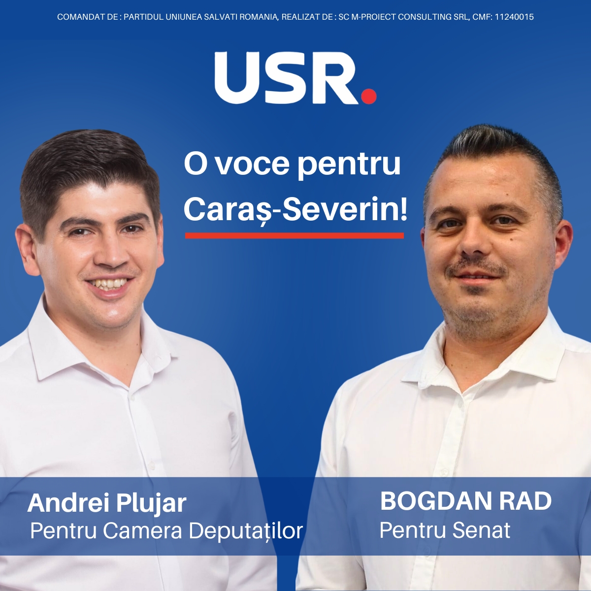 Bogdan Rad, candidatul USR Caraș-Severin pentru Senat