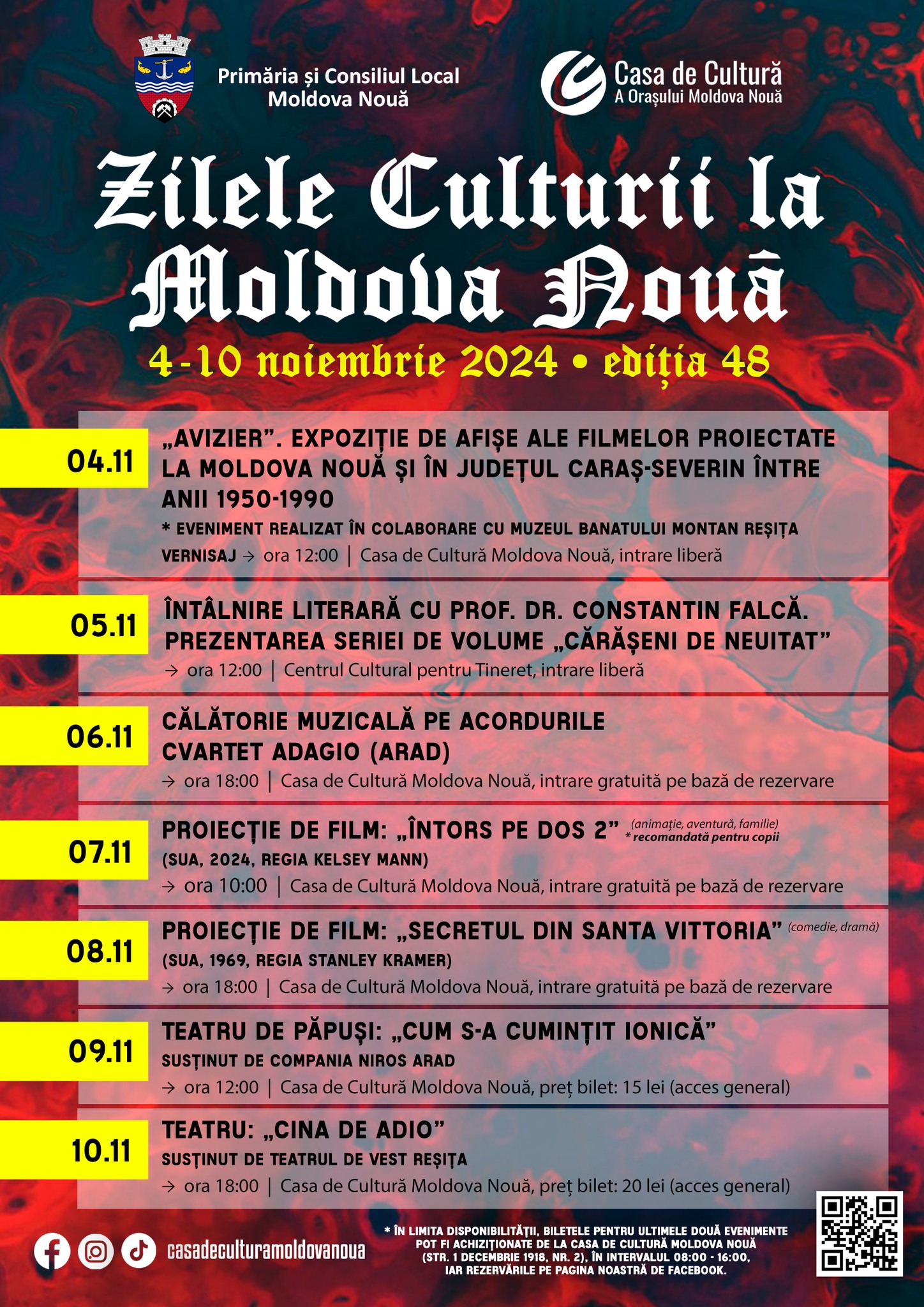 Zilele culturii la Moldova Nouă