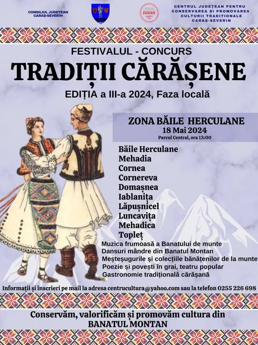 Tradiții cărășene – ediția a III-a – faza locală Băile Herculane